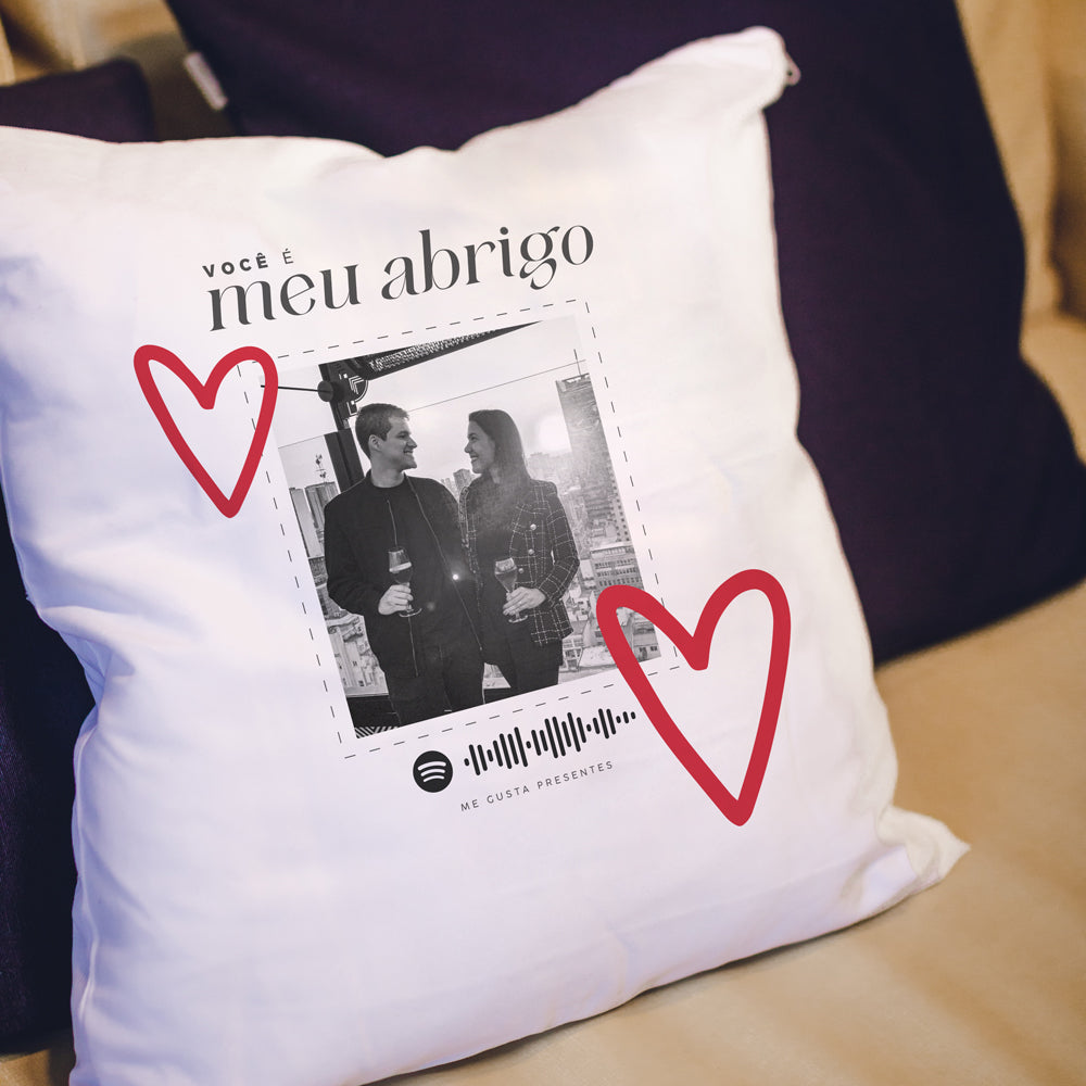 Almofada personalizada - Meu abrigo