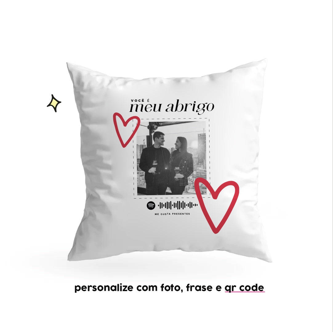 Almofada personalizada - Meu abrigo