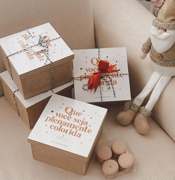 Caixa Personalizada para Presentear - 15x15x10cm