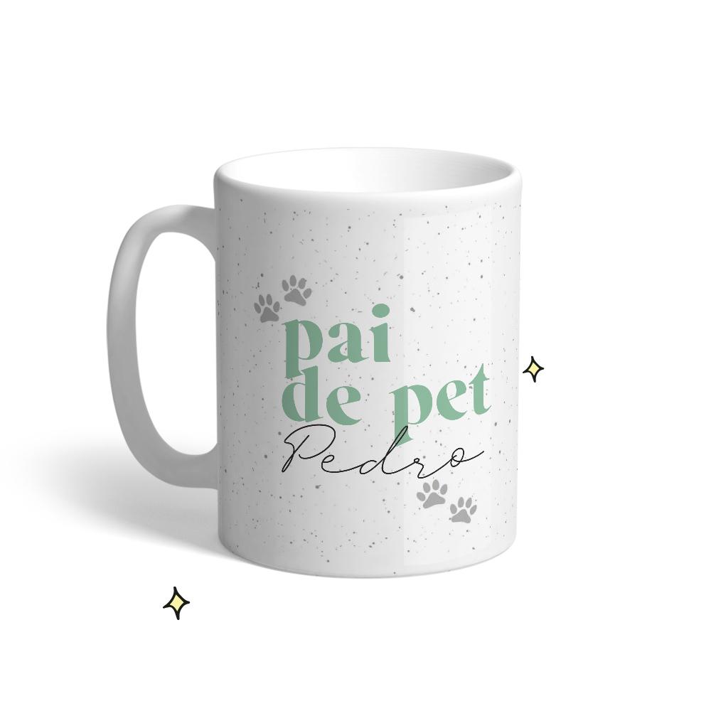Caneca personalizada pai de pet - Me Gusta Presentes